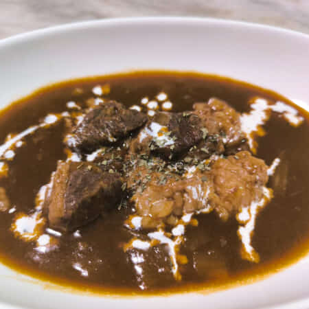 特製ビーフシチュー｜三滝本町でまぜそば・お肉のテイクアウト・デリバリー